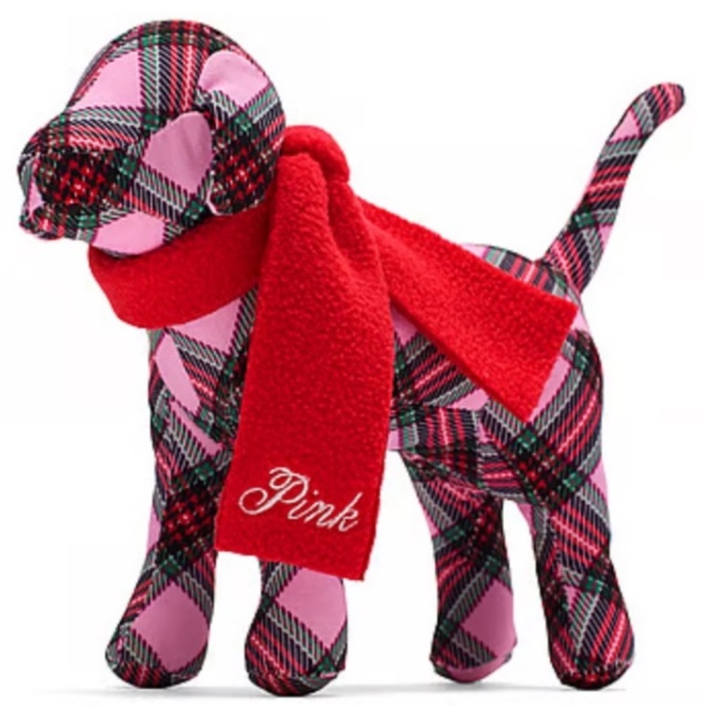 NWT 🐾 VS Pink Limited Edition Holiday Plush 2025